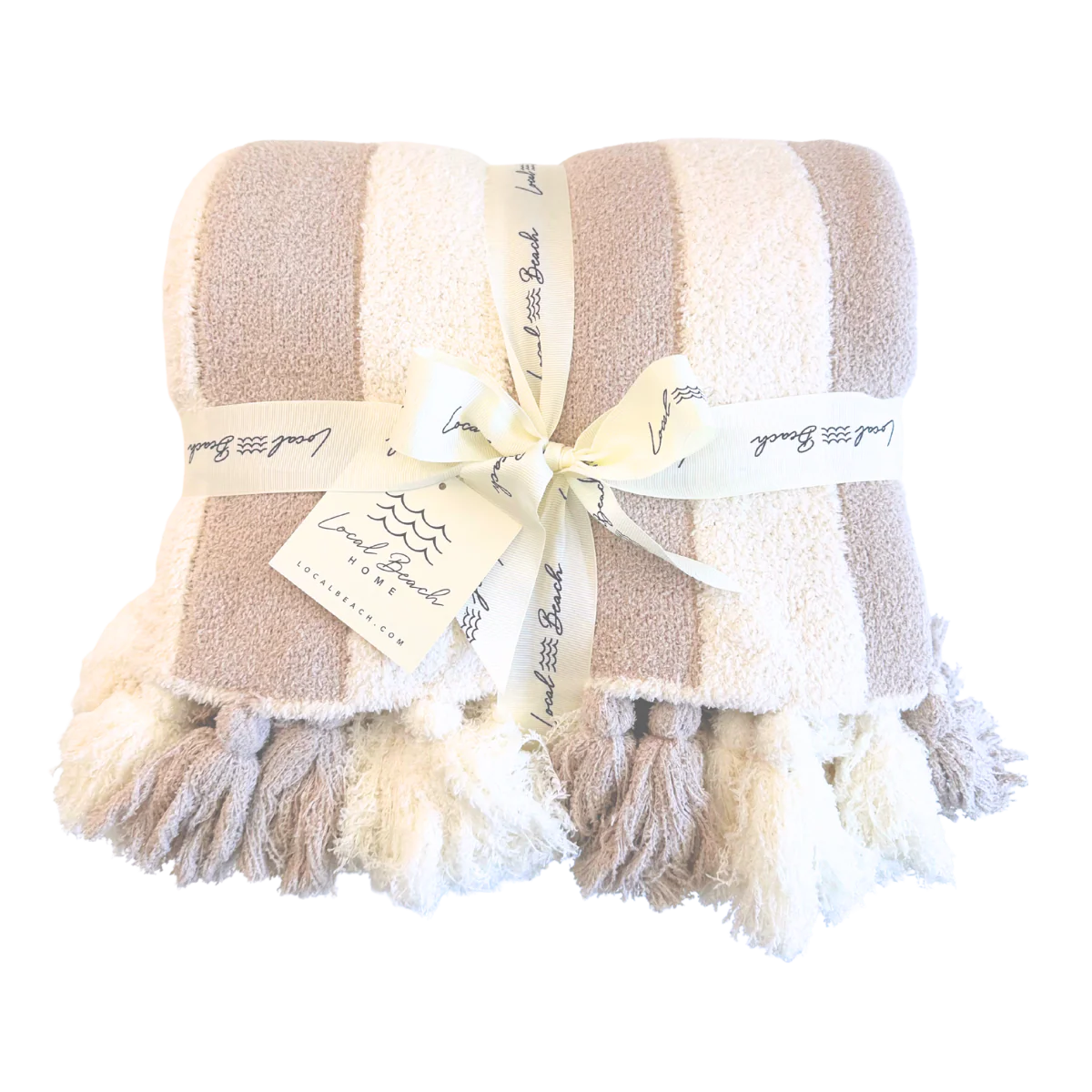 Striped Luxe Blanket w/ Tassels