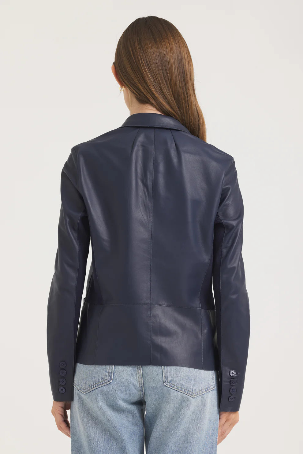 Allison Burnished Leather Jacket