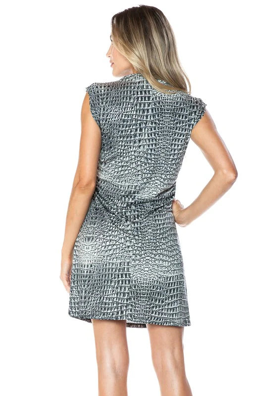 Ruched Mini Dress