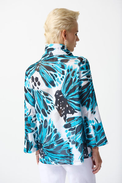 Knit Jacquard Print Jacket