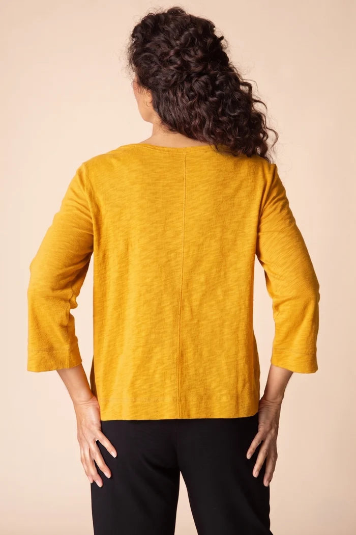 Peruvian Cotton Boatneck Tee