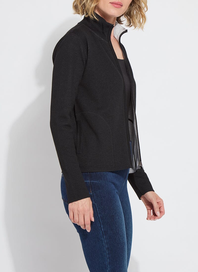 Reversible Cashmere Zip Up Cardigan