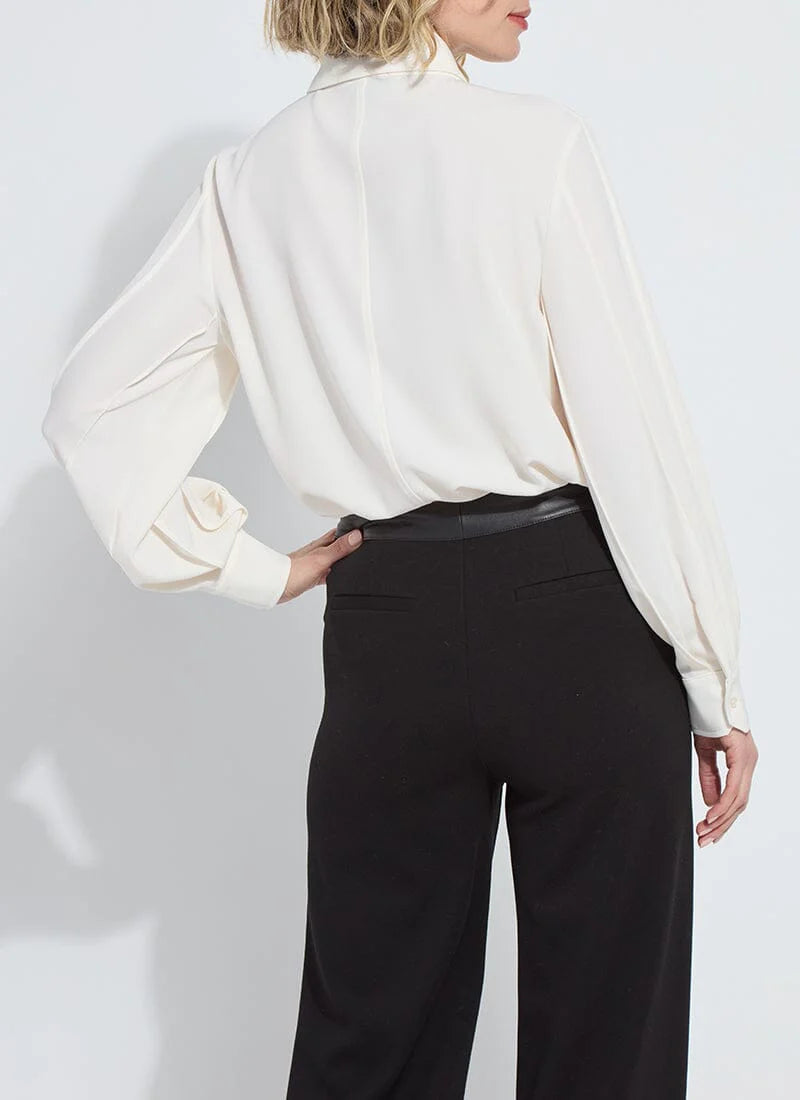 Ivette Pleated Sleeve Blouse