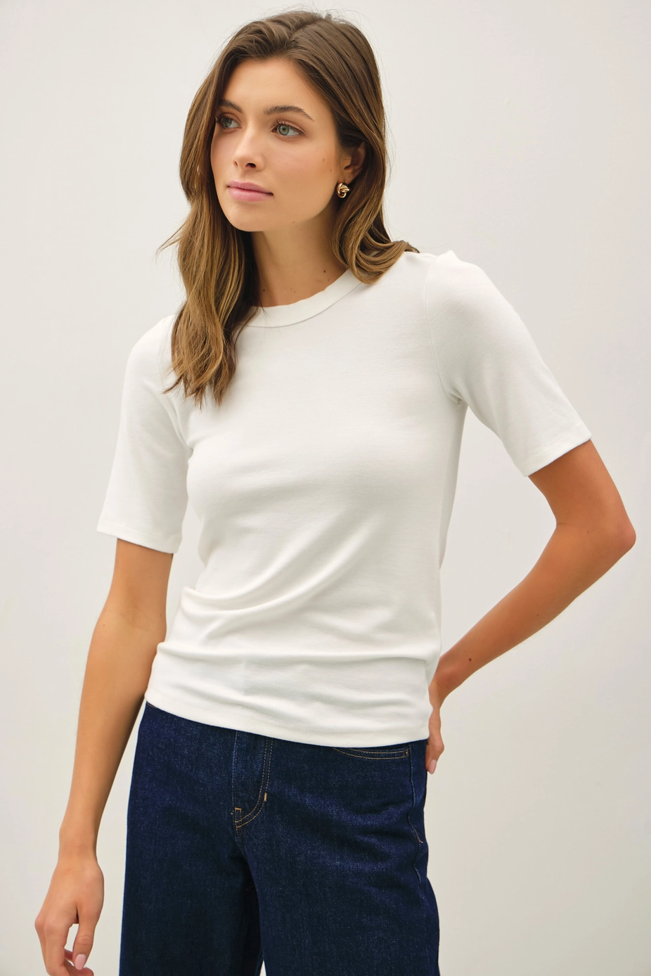 Ultra Soft Basic Short Sleeve Top