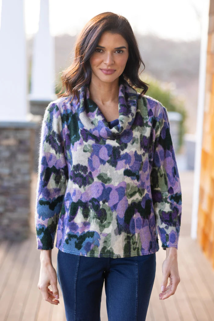 Aspen Knit Brushstrokes Cowl