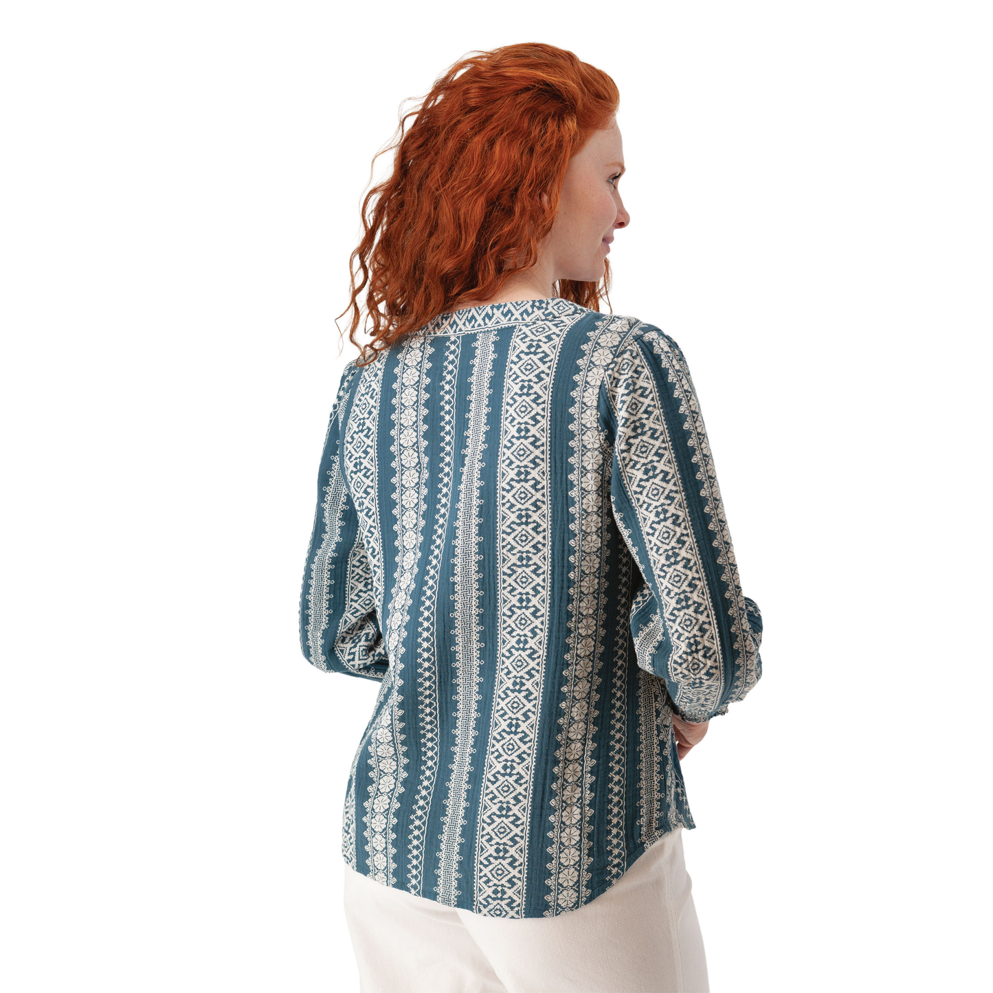 Anna Smocked Boho Blouse
