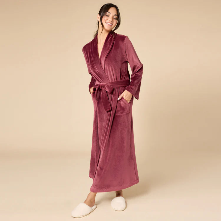 Serenity Shear Mink Wrap Robe