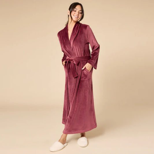 Serenity Shear Mink Wrap Robe