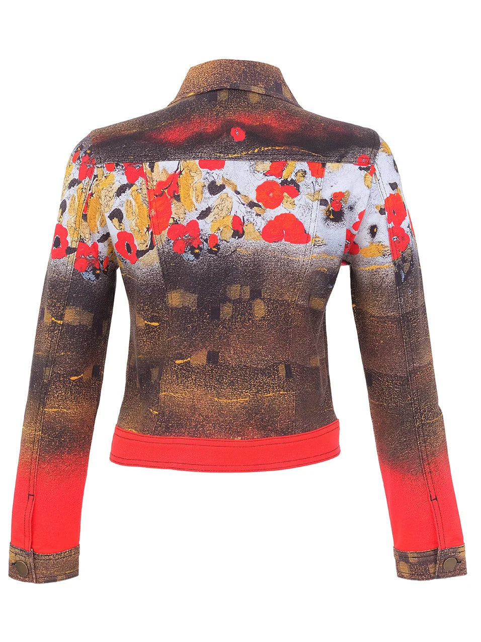 Printed Jean Jacket