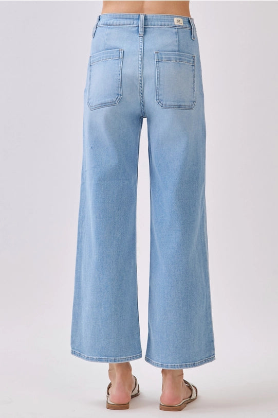 Front Patch Pocket Wide Leg