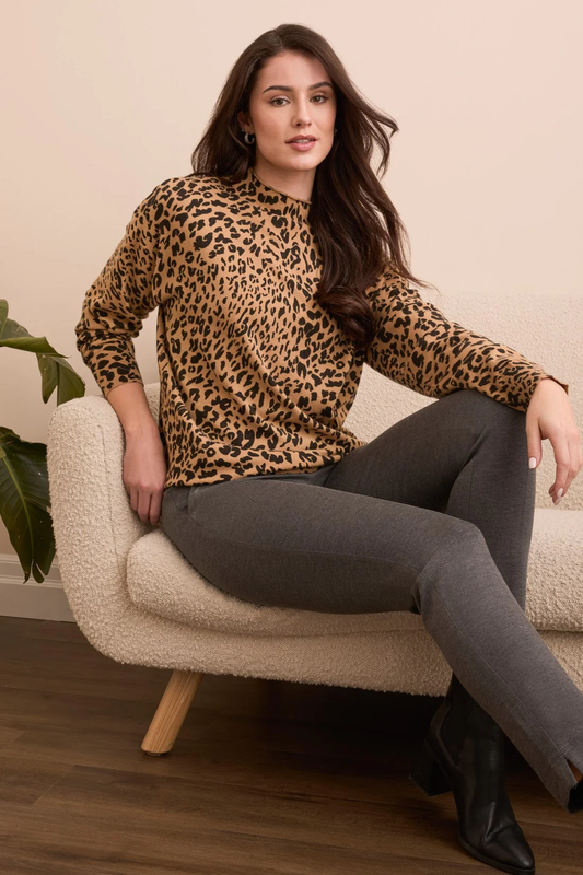 Lightweight Funnel Neck Sweater