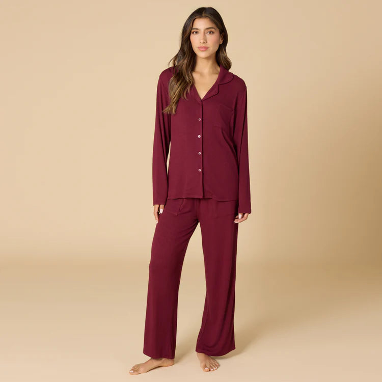 Aria Slim Notch Collar PJ Set