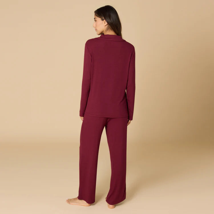Aria Slim Notch Collar PJ Set