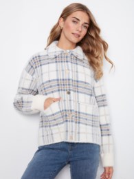 Eyelash Yarn Short Jacket