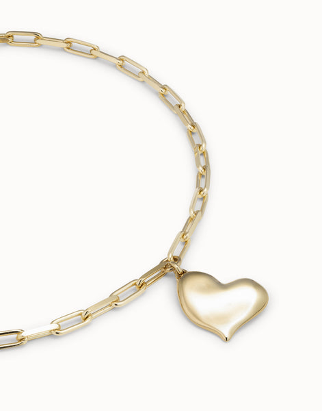 Heartbeat Necklace - Gold