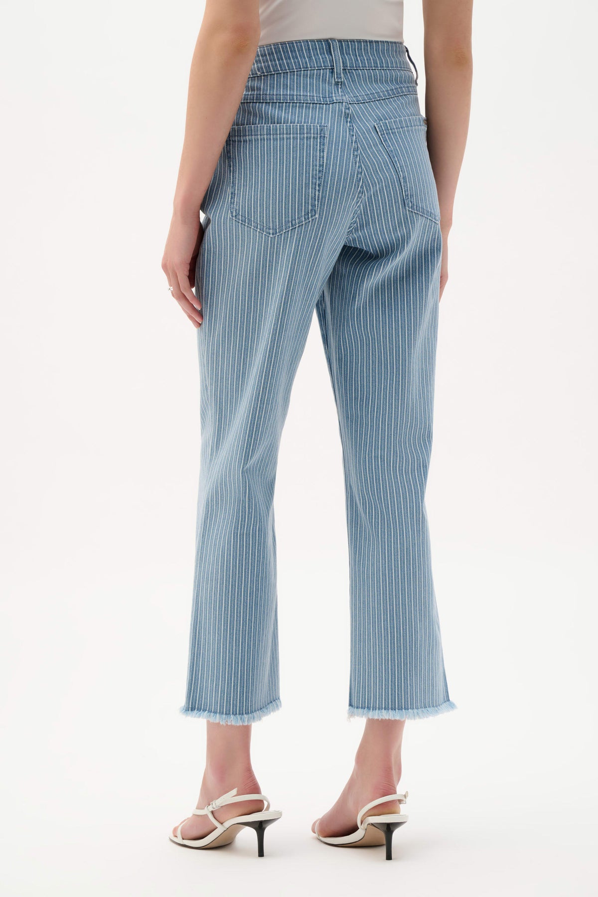 Denim Stripe Straight Jean
