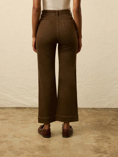 Stretch Terry Patch Pocket Ankle Pant
