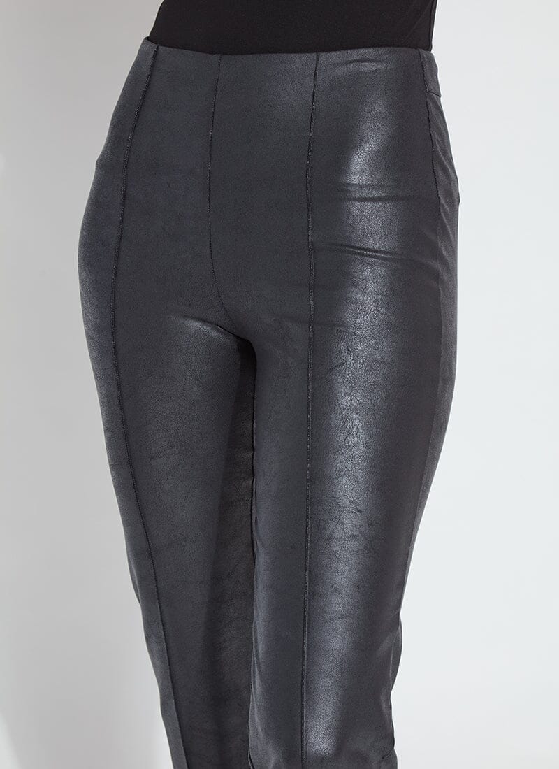 Foiled Vegan Leather Pant