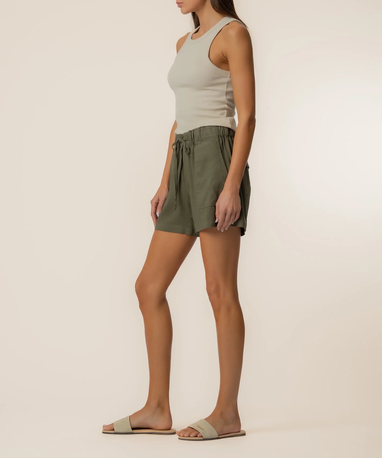 Katana Linen Drawstring Short
