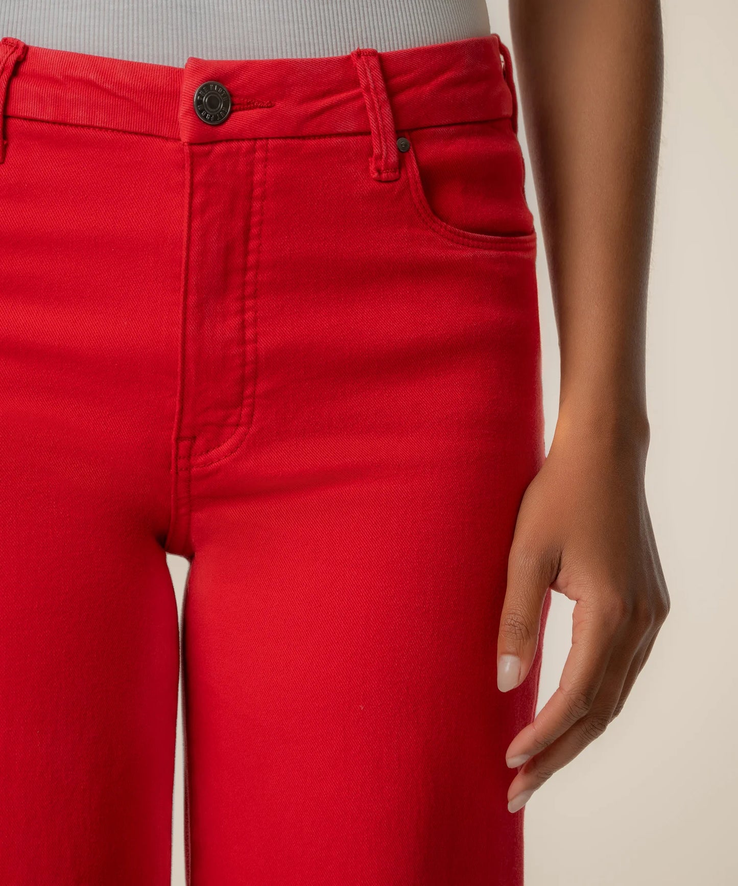 Meg High Rise Fab Ab Wide Leg Jean