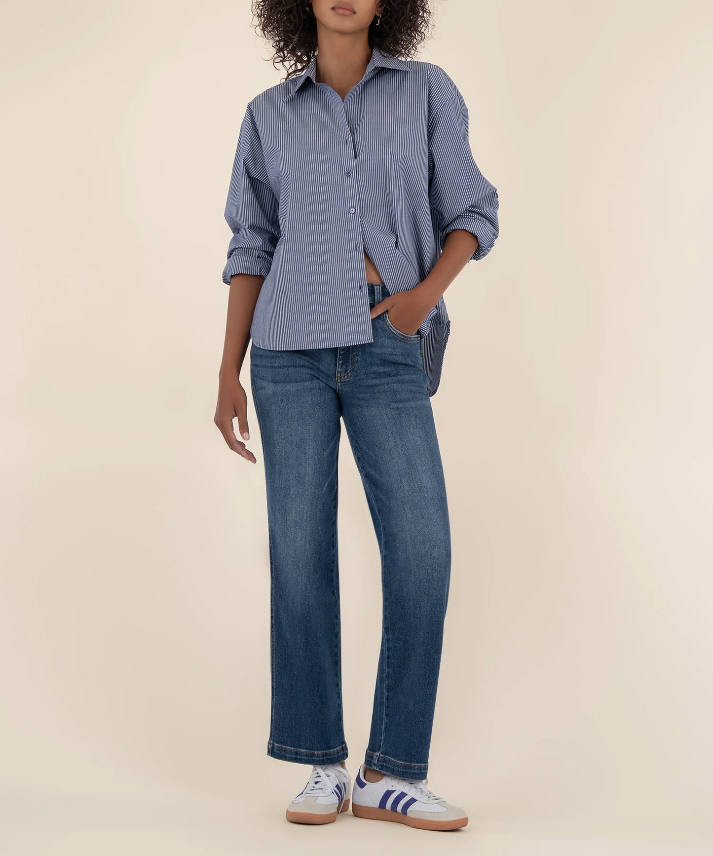 Pattie High Rise Straight Leg Jean