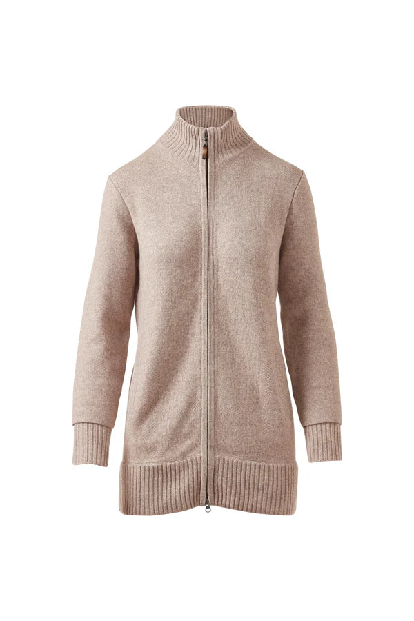 Zip Mock Cardigan