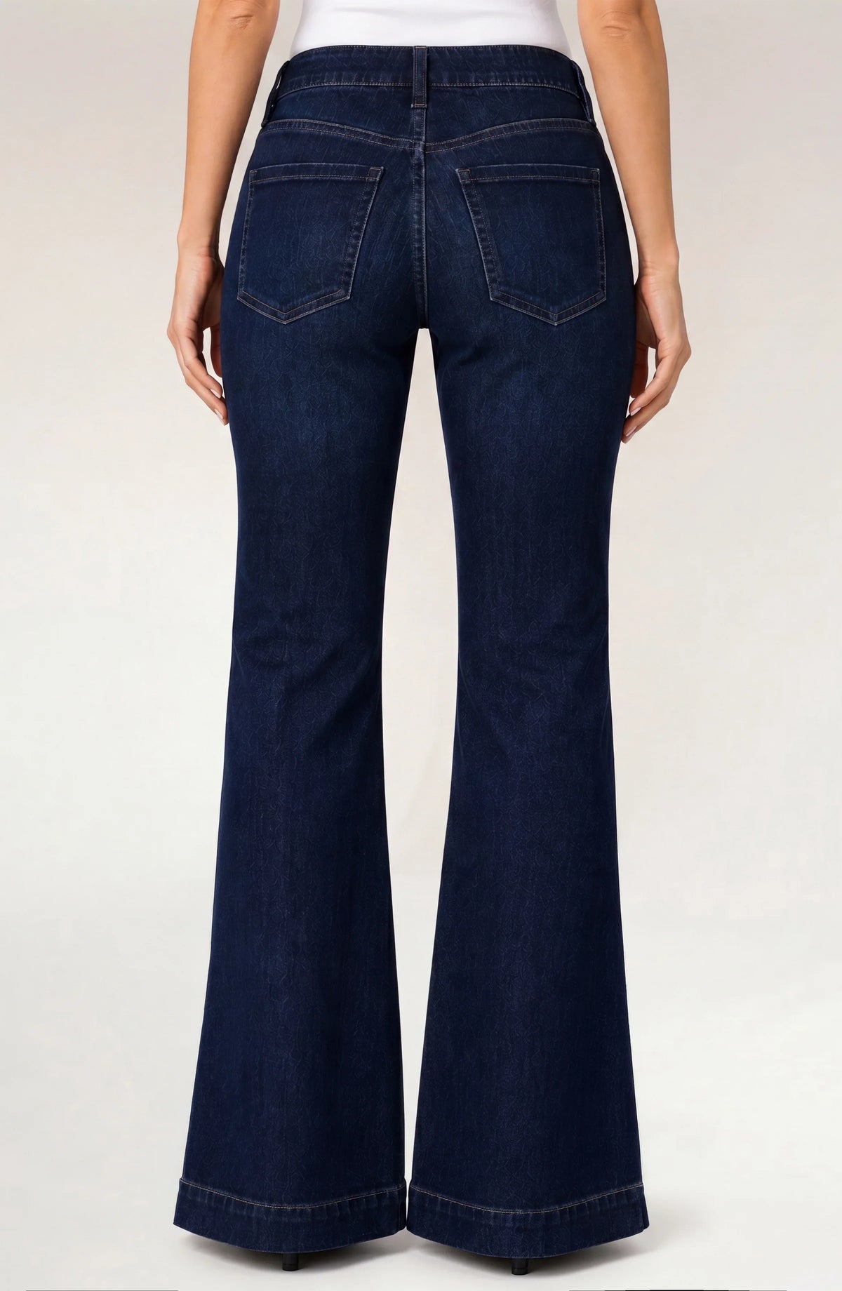 Lucy Bootcut Jeans with Wide Hem