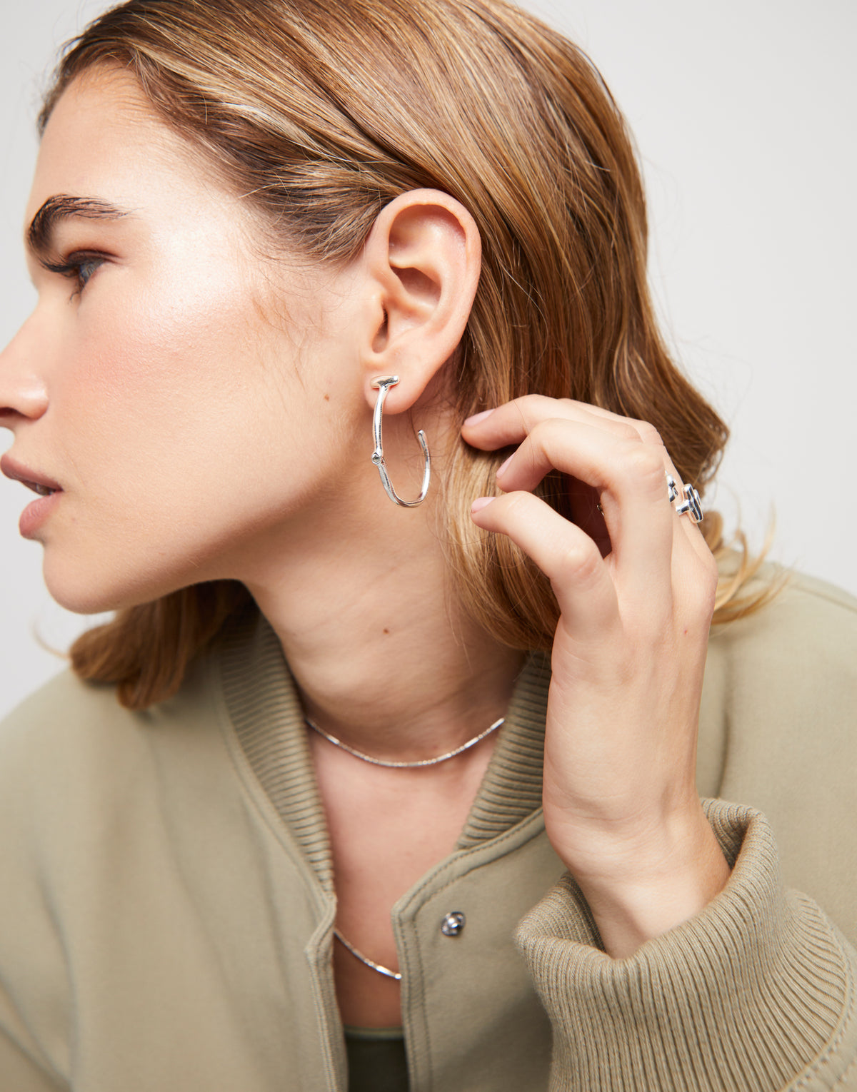 Ser Indomable Silver Earrings