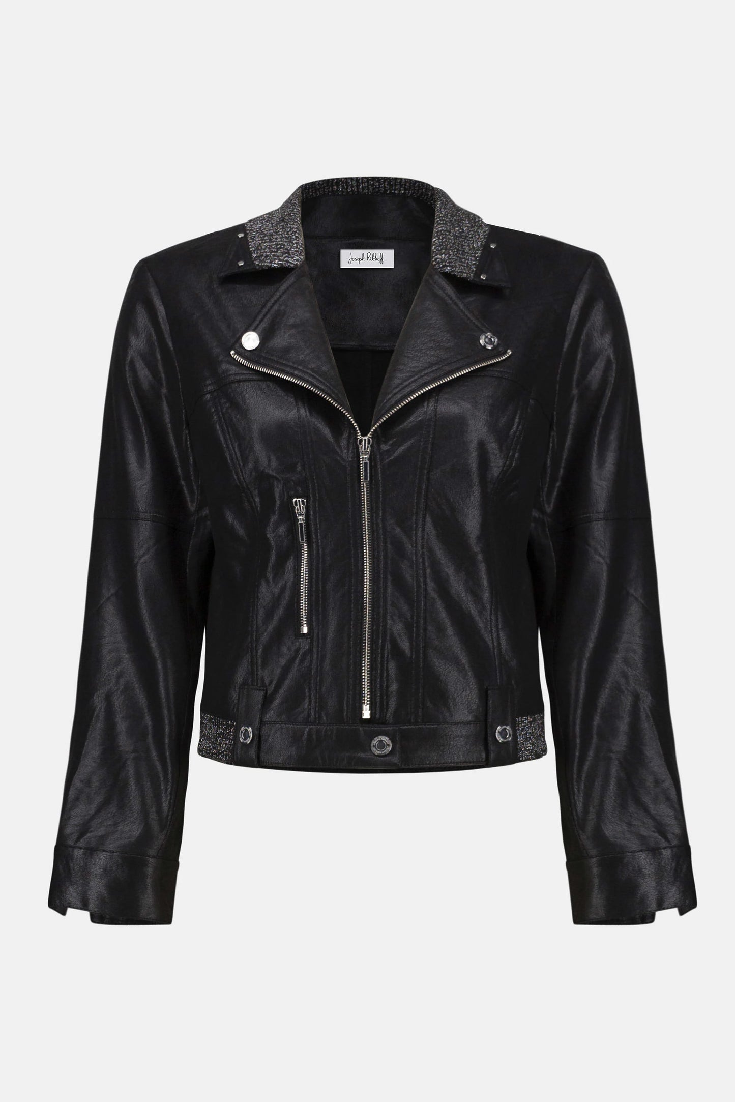 Foiled Faux Suede Jacket
