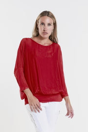 Rosa Silk Banded Blouse