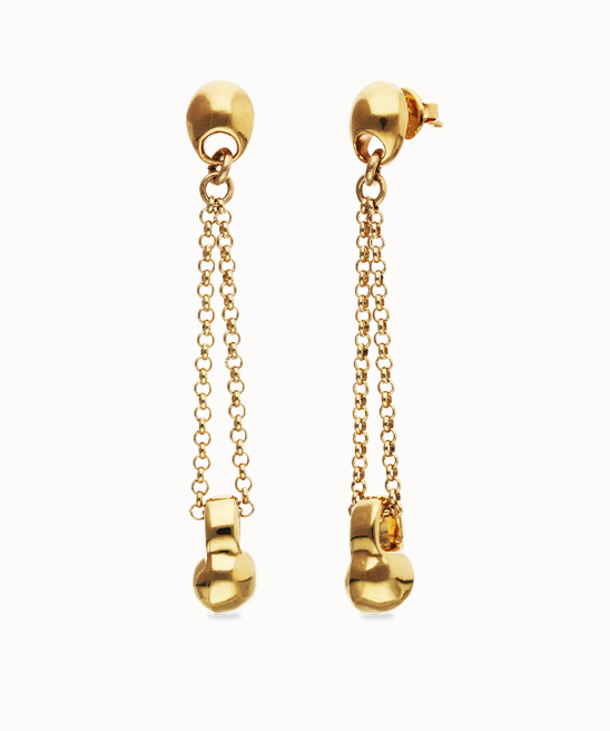 Gravity Earrings Gold