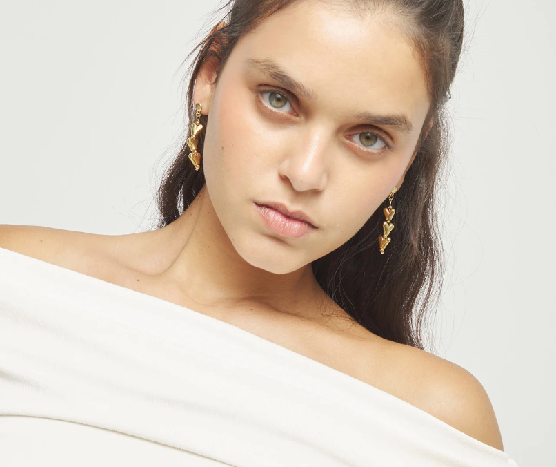 Beat Earrings Gold