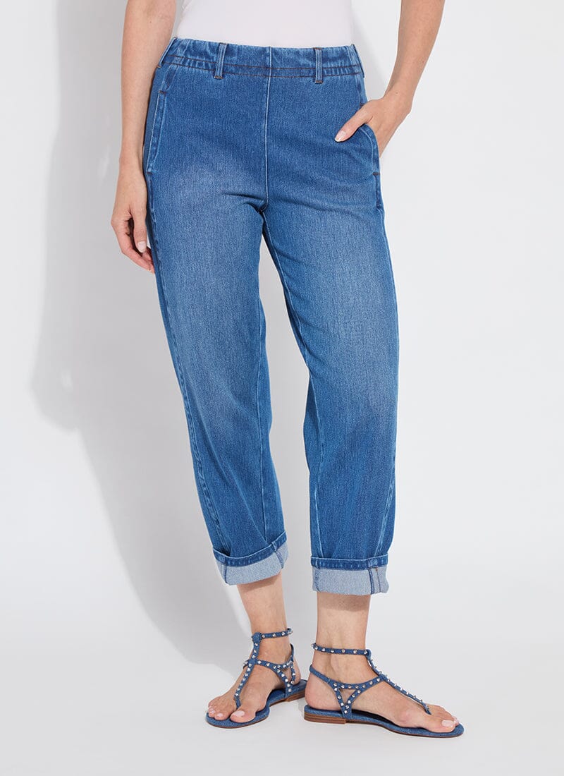 Barrel Crop Denim