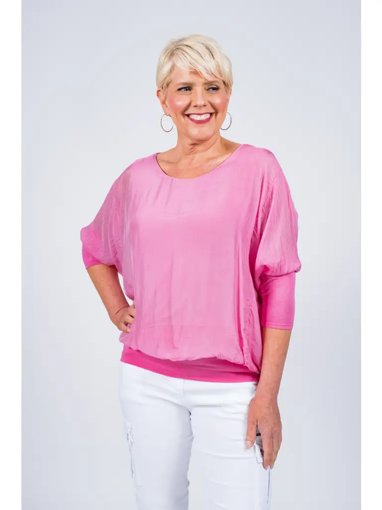 Rosa Silk Banded Blouse