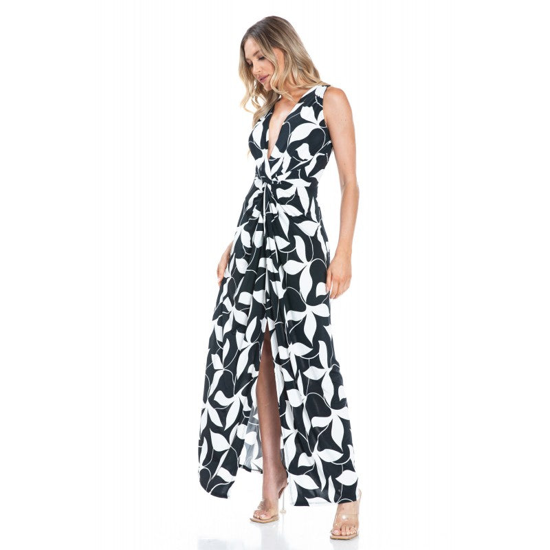 Twist Front Maxi Dress