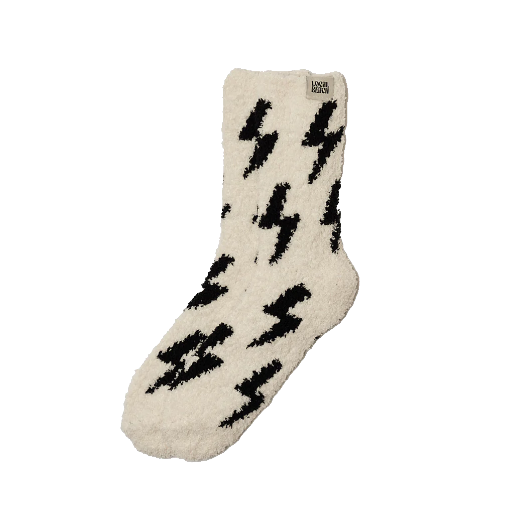 Lightning Bolt Cozy Socks