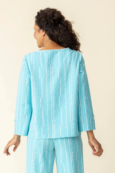 Crinkle Crepe Bud Livvy V-Neck