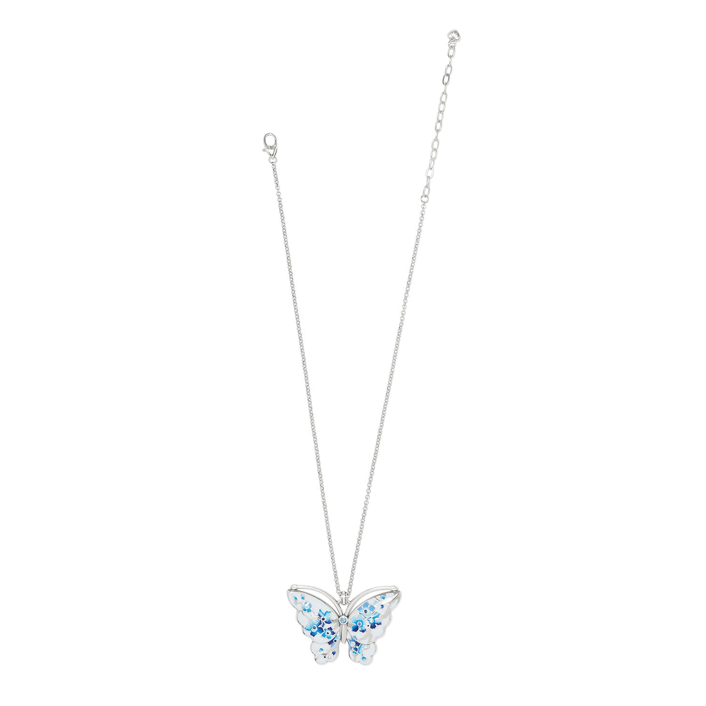 Kyoto in Bloom Blue Butterfly Necklace