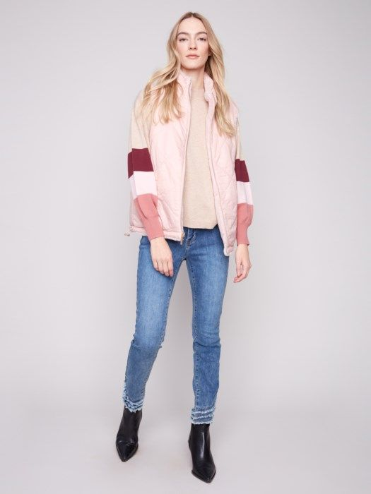 Reversible Quilted Faux Fur Vest