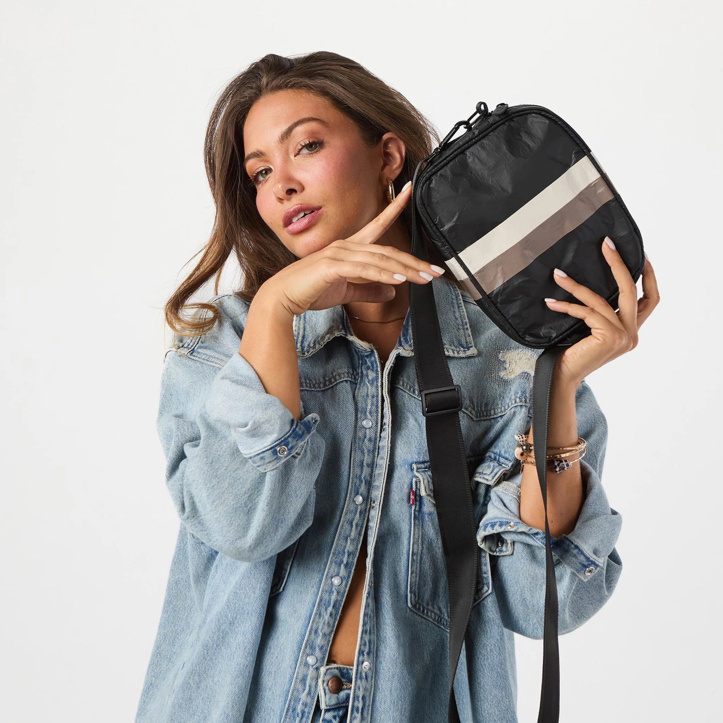 Le Tour Crossbody Bag - Le Voyageur Caffe Black