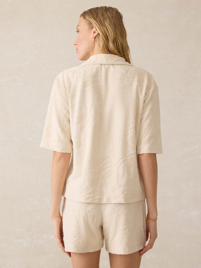 Cabana Towel Terry Camp Shirt