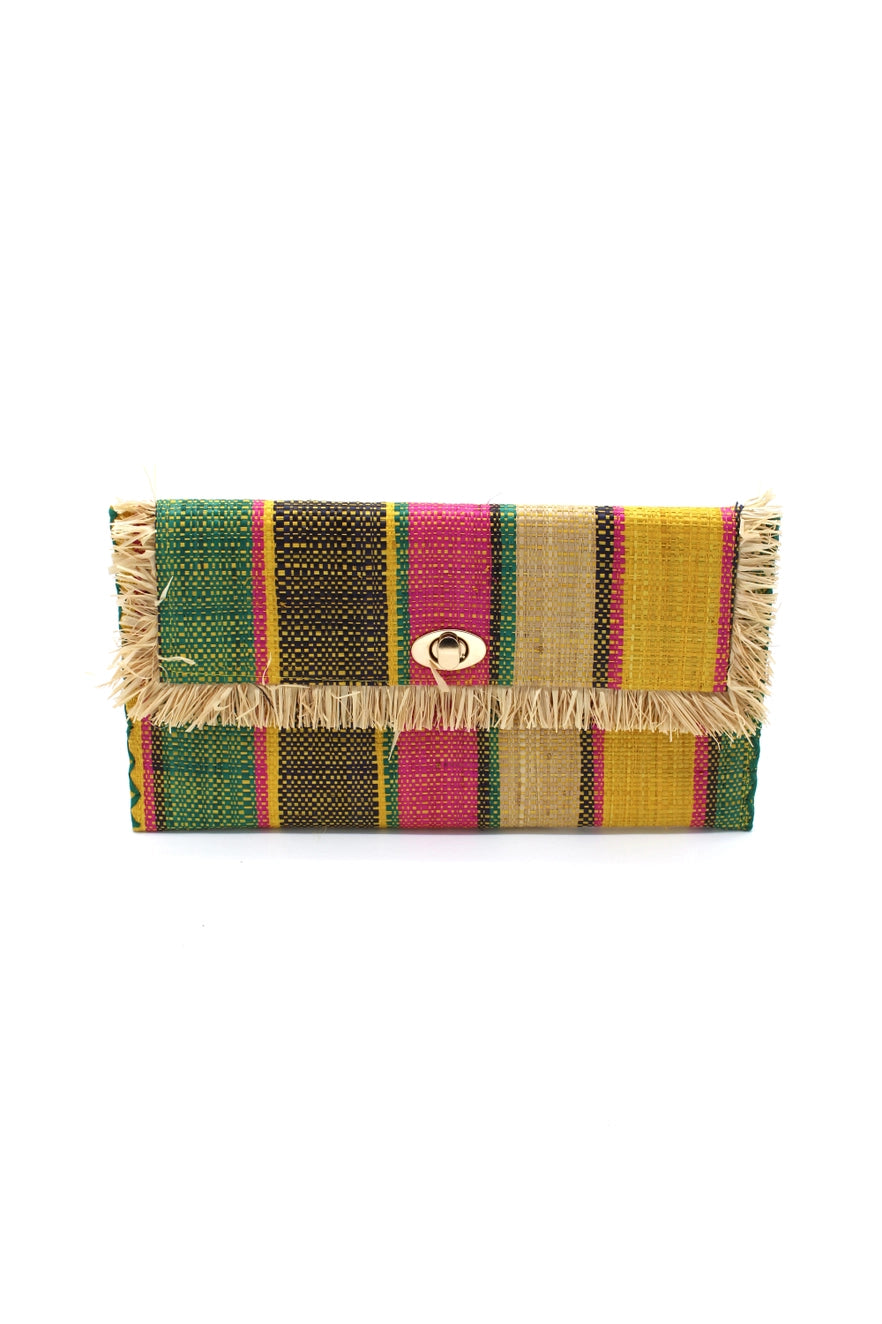 Sophie Straw Envelope Clutch