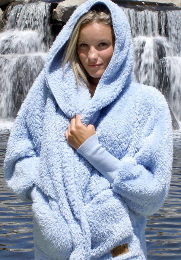 Hooded Plush Wrap PETITE