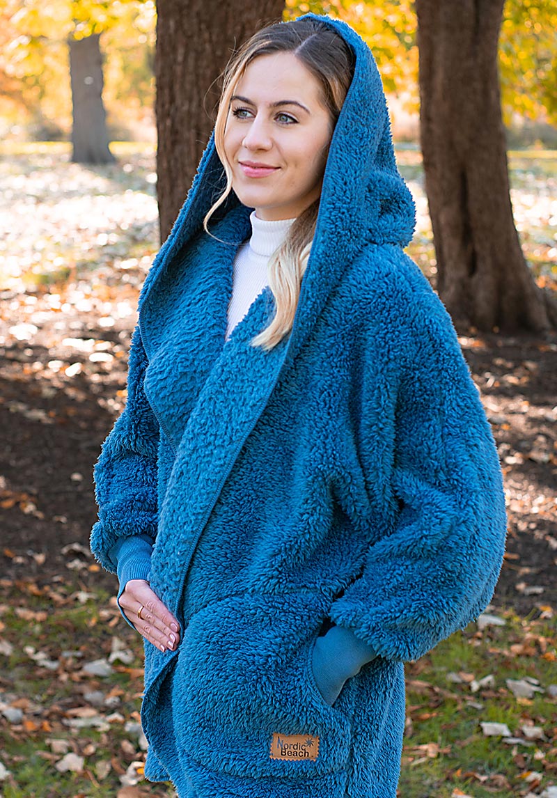 Hooded Plush Wrap