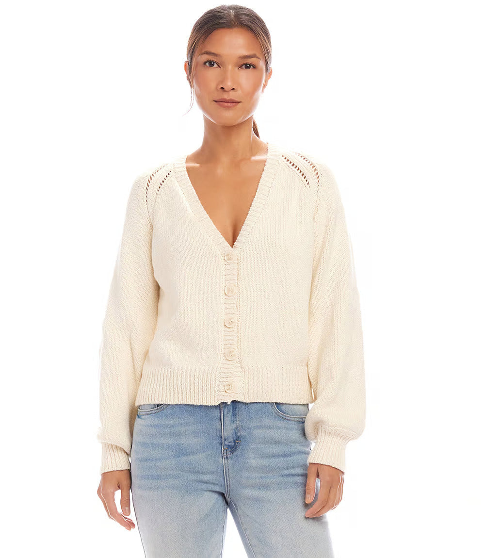 Cutout Cardigan