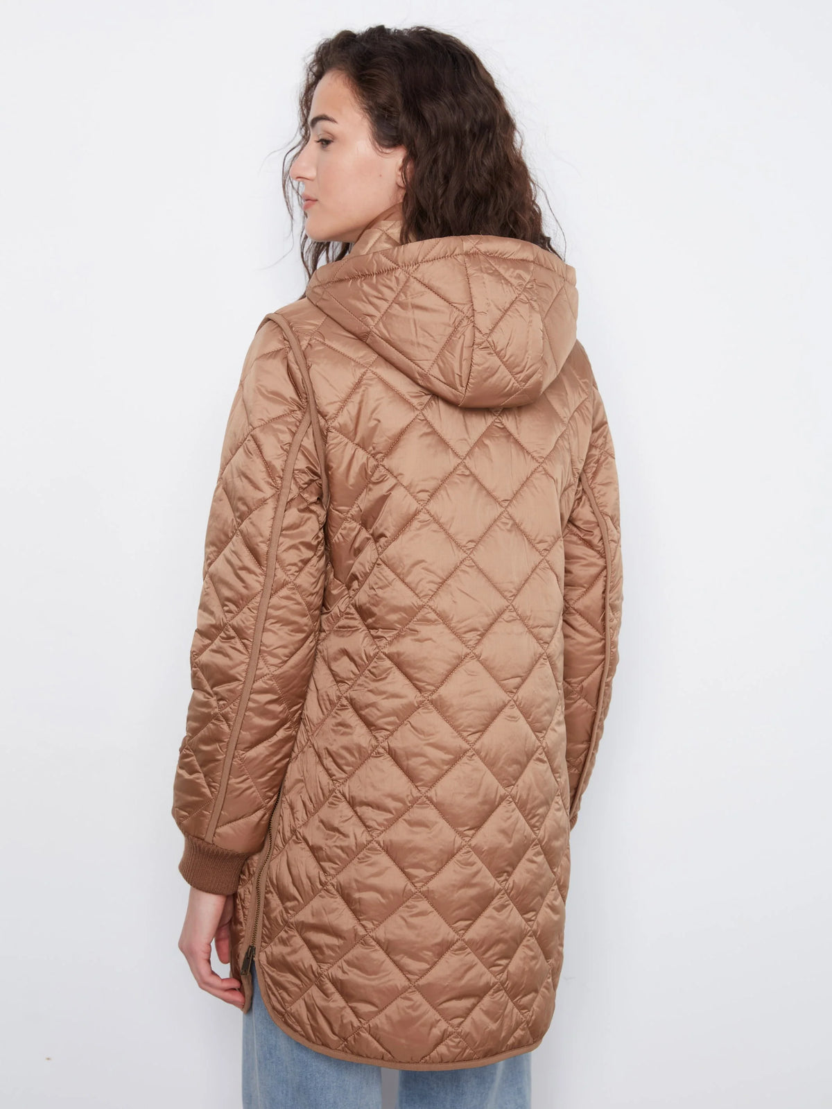 Long Hooded Puffer Jacket
