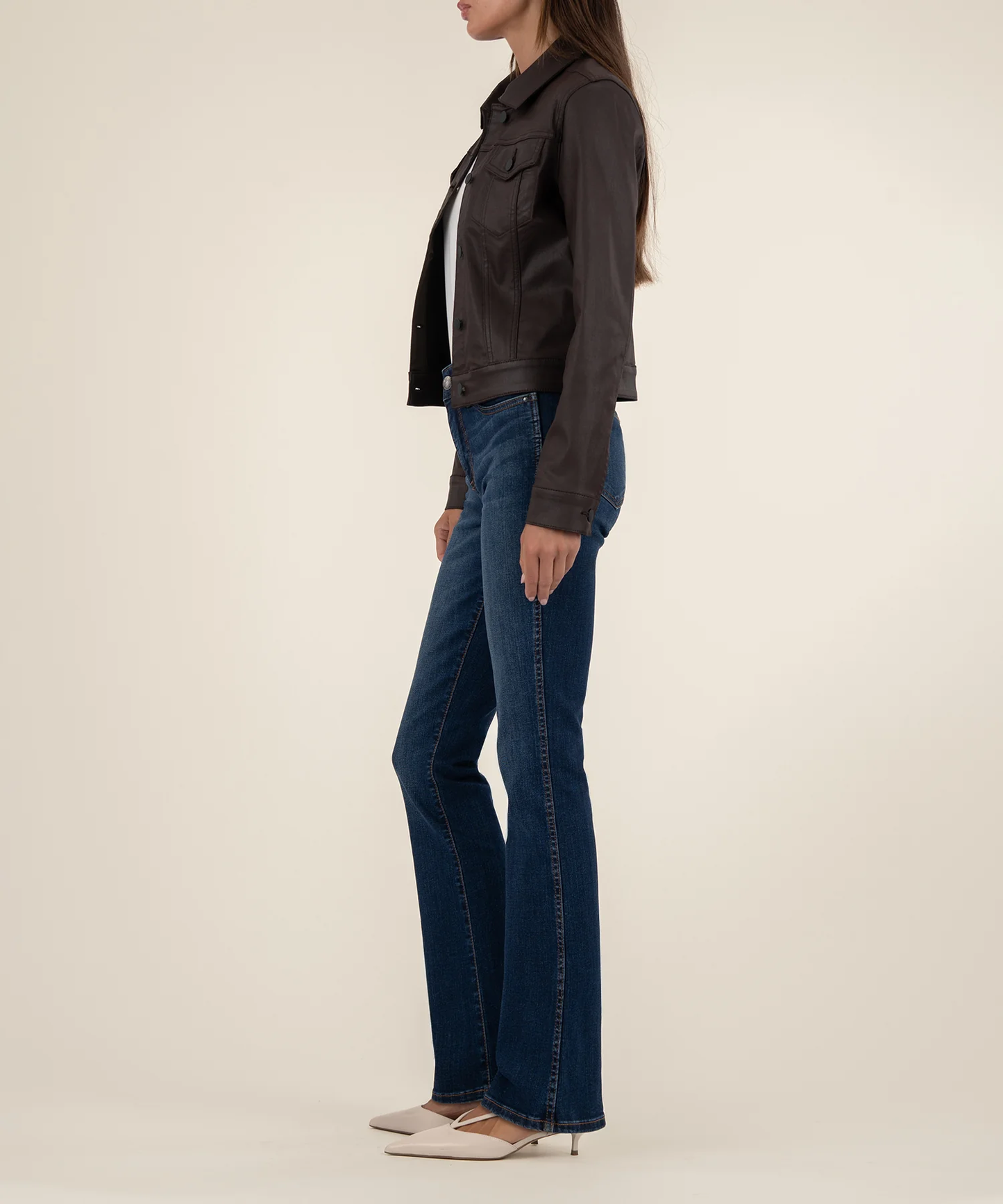 Julia Coated Crop Jacket