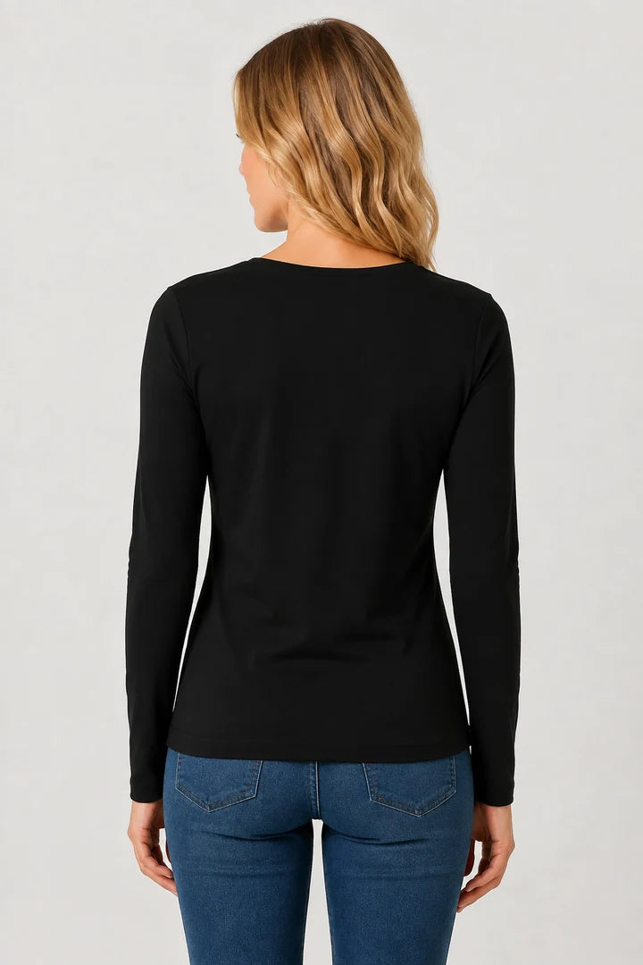 Long Sleeve Crewneck Top