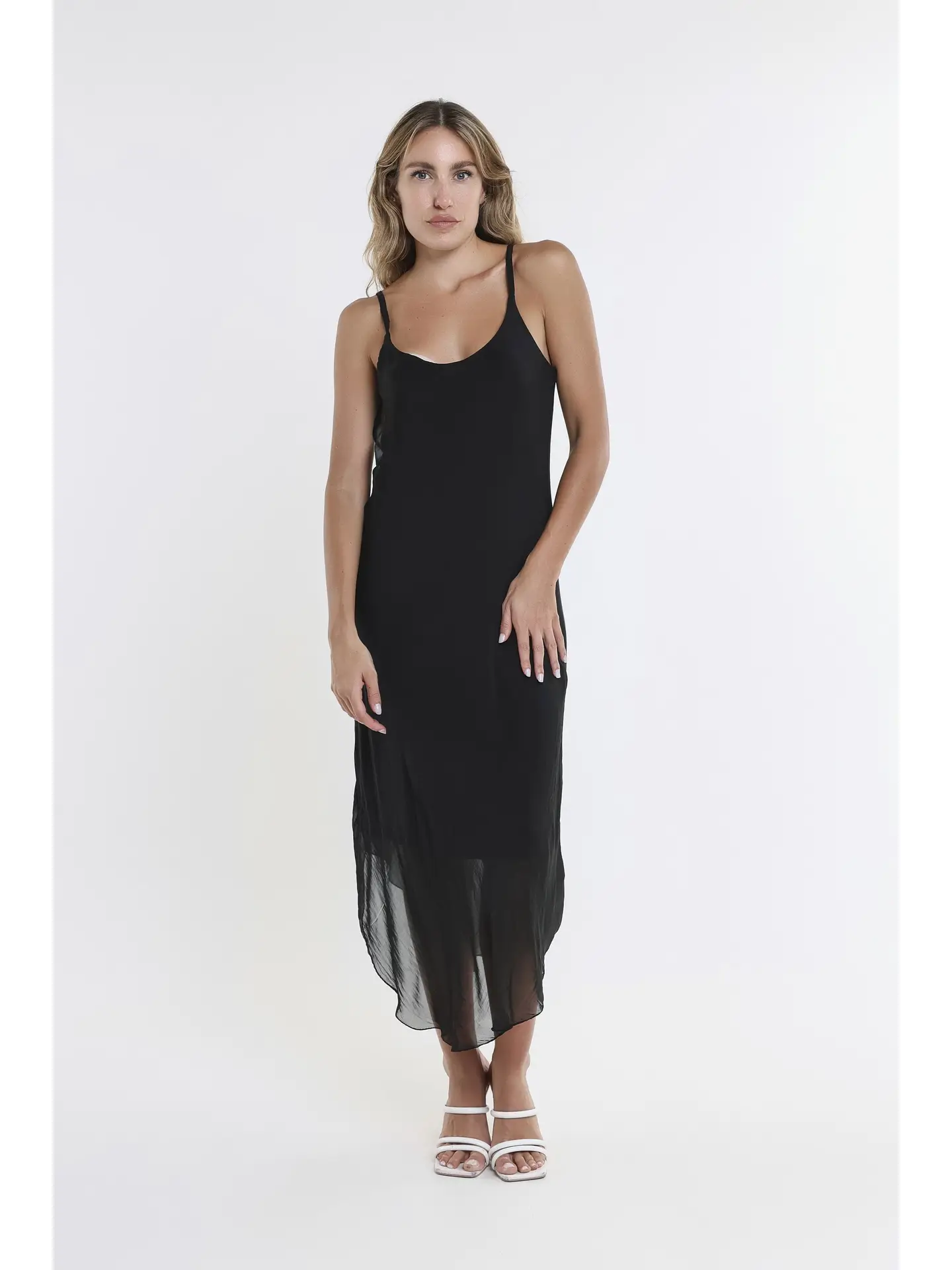 Rachel Silk Midi Dress