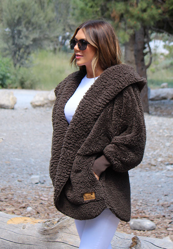 Hooded Plush Wrap